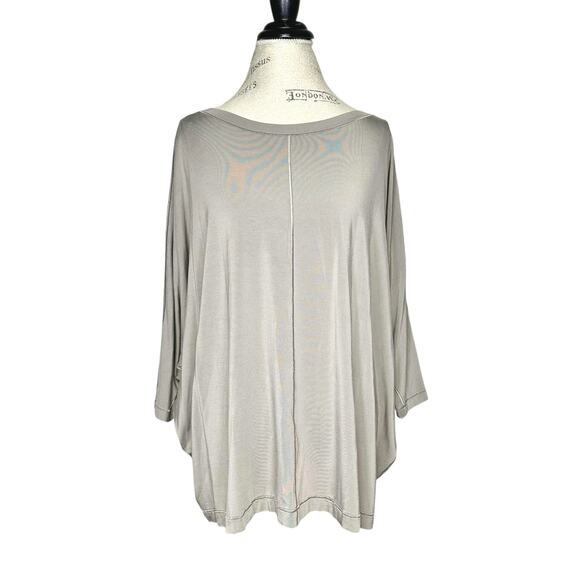 Athleta | Women | Relaxed Weekender Bluff Gray Batwing Athletic Top | Size Large - Picture 2 of 11